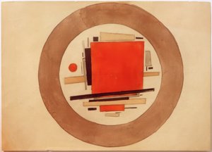 Proyecto de pintura suprematista para porcelana de Ilja Grigorewitsch Tschaschnik