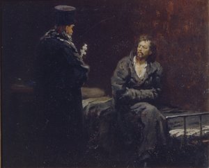 Antes de la confesión, 1879-1885 de Ilya Efimovich Repin