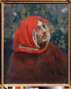 Dante Alighieri (Durante de los Alighieri) de Ilya Efimovich Repin