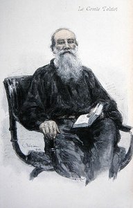 Lev Nikolaevich Tolstoy (1828-1910) de Ilya Efimovich Repin