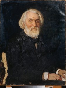 Retrato del escritor Ivan Sergeyevich Turgenev (Turgenev de Ilya Efimovich Repin