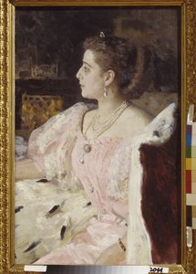 Retrato de la Princesa Nitalia Golovina de Ilya Efimovich Repin