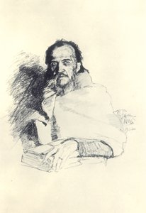 Retrato del poeta Yakov Polonsky 1820-1898, 1896