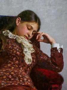DESCANSO (detalle) de Ilya Efimovich Repin