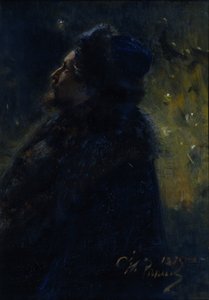 Sadko. Retrato del artista Viktor Vasnetsov 1848-1926, 1875 de Ilya Efimovich Repin