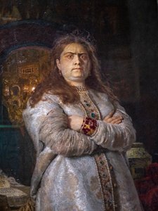 TSAREVNA SOFIA ALEXEIEVNA EN EL CONVENTO DE NOVODEVICHY