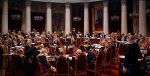 Reunión ceremonial del Consejo de Estado, 7 de mayo de 1901 de Ilya Efimovich Repin