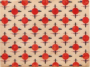 Patrón Suprematista. Diseño de tela, ca 1921