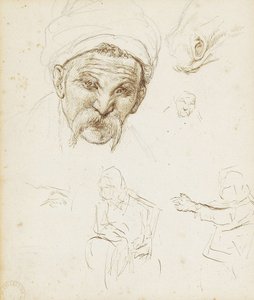 La cabeza de un cosaco de Ilya Efimovich Repin