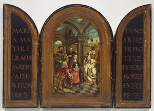 Adoración de los Magos de Imitator of Netherlandish
