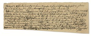 Manuscrito autógrafo, en alemán, notas sobre filosofía y la Universidad de Königsberg (pluma y tinta sobre papel)