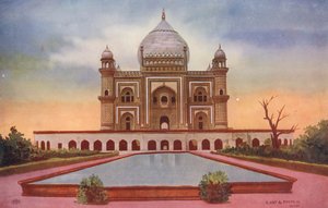 Tumba de Safdar Jang, Delhi (foto en color) de Indian photographer