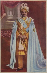 Sree Krishna Wadiyar Bahadur (foto en color) de Indian photographer