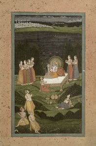 Tambula-Seva, Krishnagar, Bengala Occidental, 1750 de Indian School