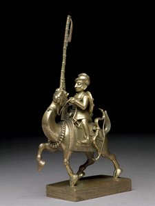 Un hombre con arcabuz montando un camello, Vizagapatam, c.1795