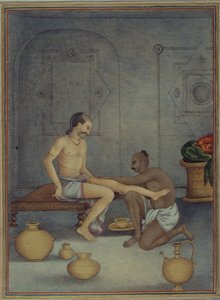 Add 27255 fol.208v A Man with his Ghulam Servant, from 