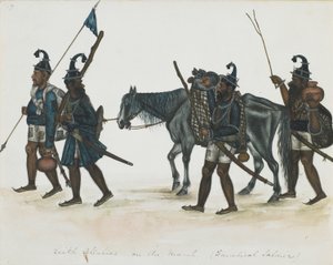 Sijs Akali en marcha, c.1850