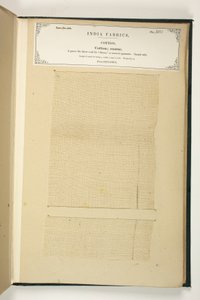 Algodón Burdo, Benarés, de La Colección de los Fabricantes de Textiles de la India, por John Forbes Watson, publicado en 1866 de Indian School