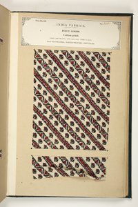 Impresión de algodón, Fatehgarh, Uttar Pradesh, India, Pieza de bienes, No. 310 de 