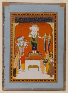 Devociones a Nagadevata, Rajasthan, c.1790 de Indian School