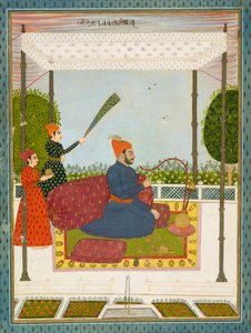 Diwan Nawal Singh, Primer Ministro de Datia, c.1750 de Indian School