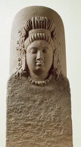 Figura de Ekamukha Siva-Linga del Templo en Khoh de Indian School