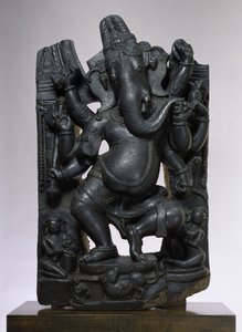Ganesha (esquisto de biotita moscovita) de Indian School