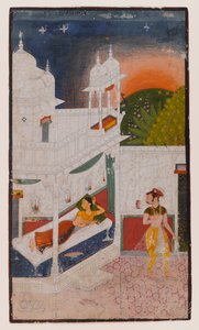 Lalita Ragini, Página de una Serie Dispersa de Ragamala, c.1640