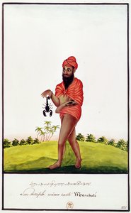 Ms Indien 743 Vendedor de remedios contra picaduras de escorpión, 1831 de Indian School