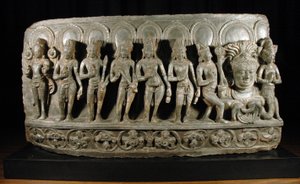 Navagraha, c.950-1000 (detalle) de Indian School