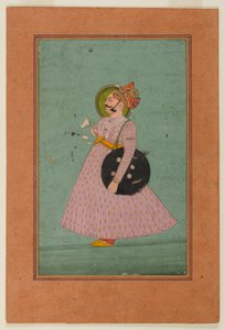 Retrato de Maharaja Bakhat Singh, principios del siglo XIX