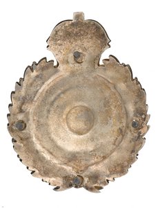 Placa de cinturón de bolsa, Bombay Volunteer Rifles, 1877-1901
