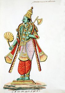Rama-con-el-Hacha (Parashurama) de Indian School
