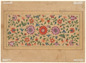 Vides florales enroscadas, 1755 de Indian School
