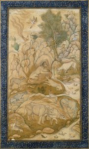 El rey del bosque, c.1600-1610 de Indian School