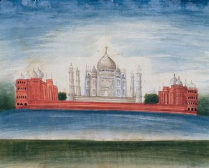 El Taj Mahal en Agra de Indian School