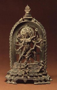 Tirthankara Parsvanatha, Maitraka, Akota, Gujarat (bronce) de Indian School