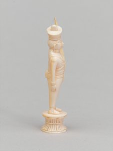 Peón blanco, pieza de ajedrez, India, circa 1820 de Indian School