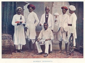 Nativos Indios: Sirvientes De Bombay de Indian photographer