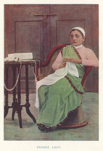 Nativos Indios: Dama Parsee de Indian photographer