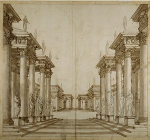 Un atrio romano de Inigo Jones