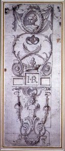 Diseño para un panel decorativo de Inigo Jones