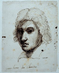 Dibujo de Guercino de Inigo Jones