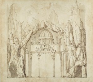 Palacio en una caverna, c.1611