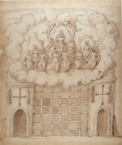 La liberación de las Hijas de la Mañana, c.1611 de Inigo Jones