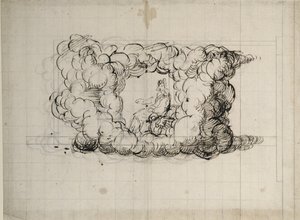 Dibujo de teatro de Inigo Jones