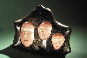 Tres edades del hombre, de Cape Dorset de Inuit School