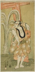 El actor Otani Hiroji III en un papel no identificado de Ippitsusai Bunchō