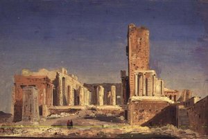La Acrópolis de Ippolito Caffi
