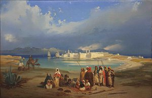 El istmo de Suez, ca. 1845